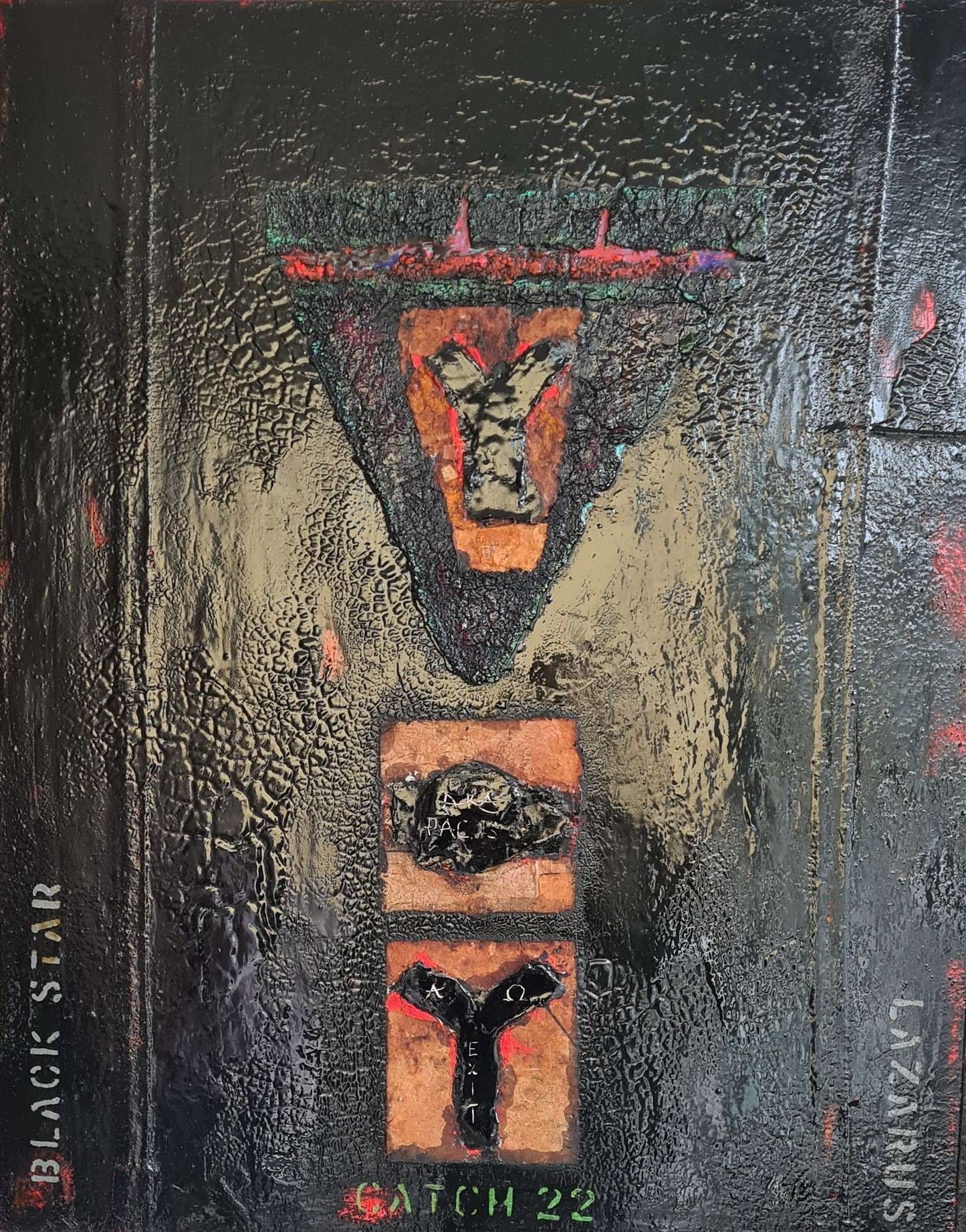 Mogens Leanders - Akrylmaleri - 1