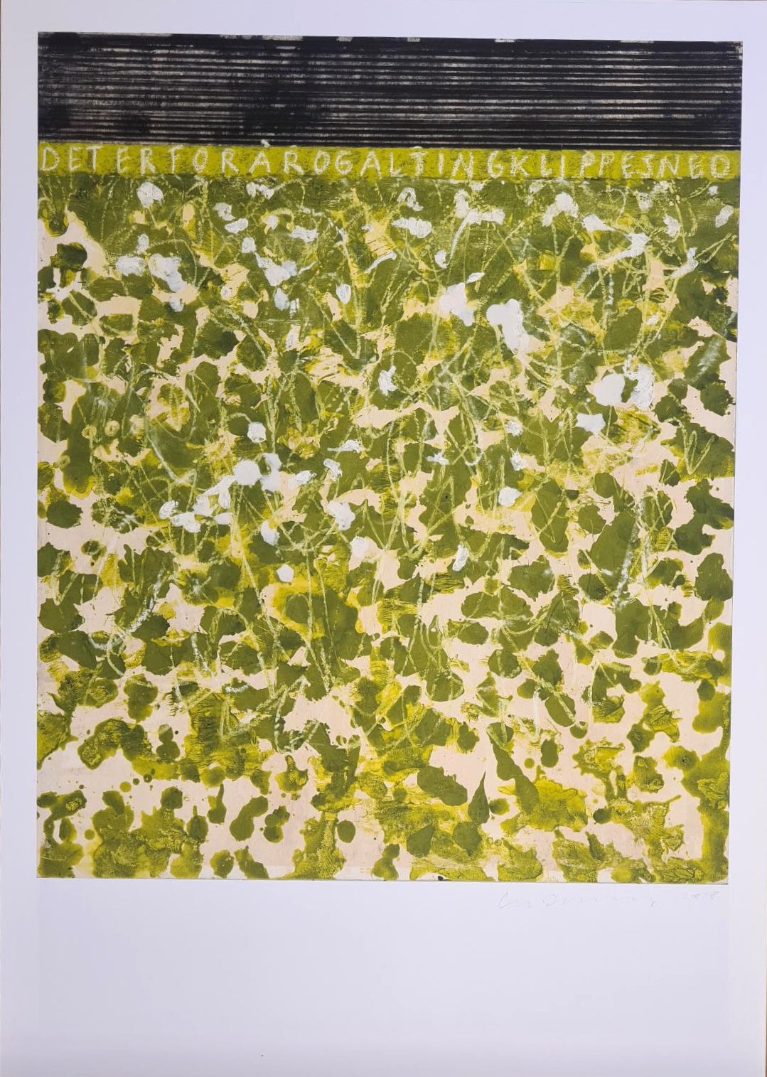 Det er forår. Alting klippes ned