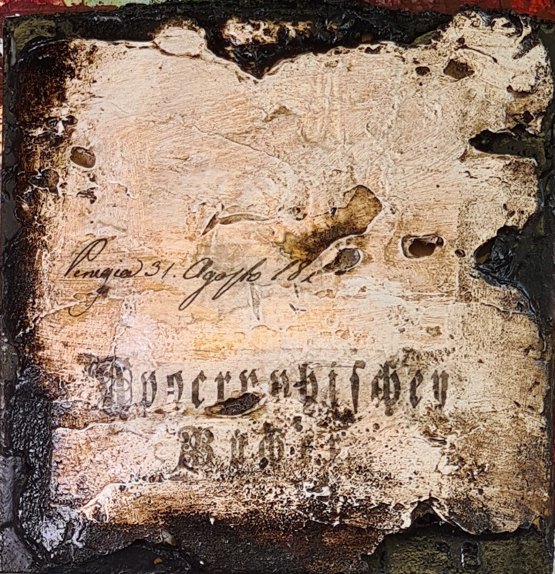 "Tempel & Mausoleum" unika, kun ét eksemplar af hvert ikon - A4