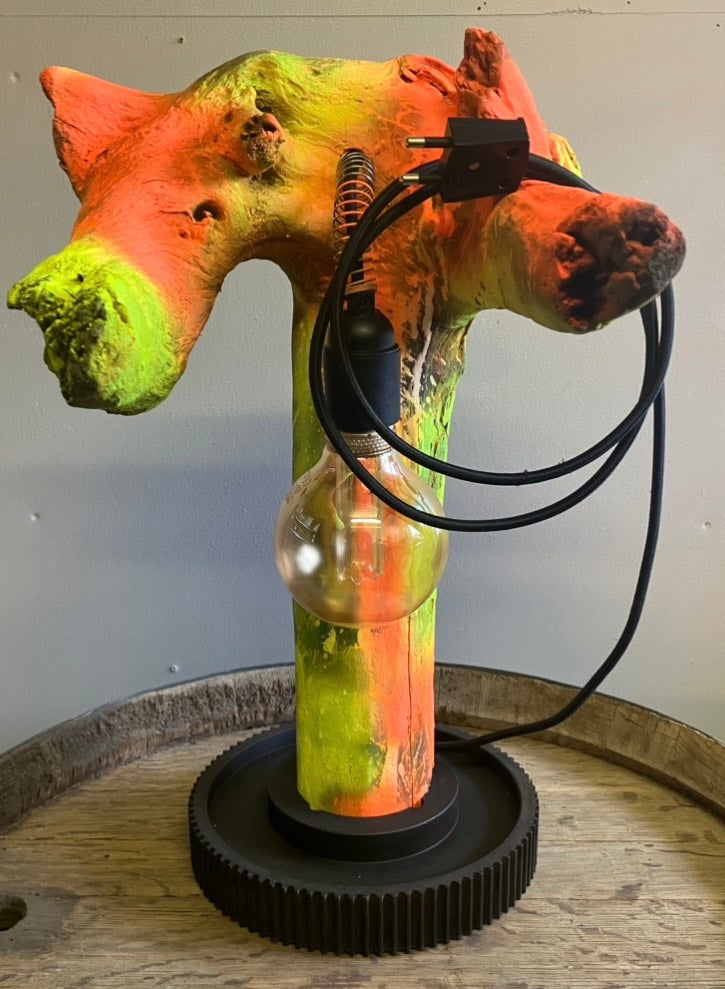 Kim Sommer - bordlampe i drivtømmer