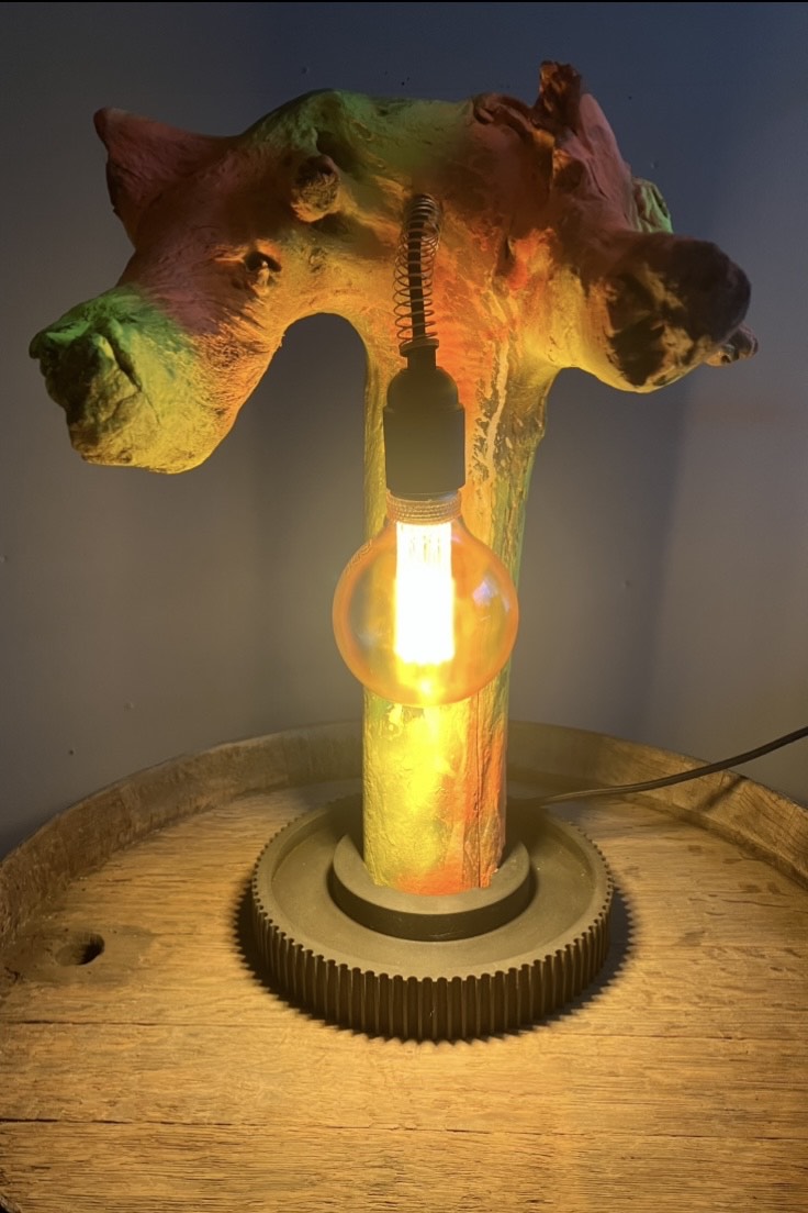 Kim Sommer - bordlampe i drivtømmer