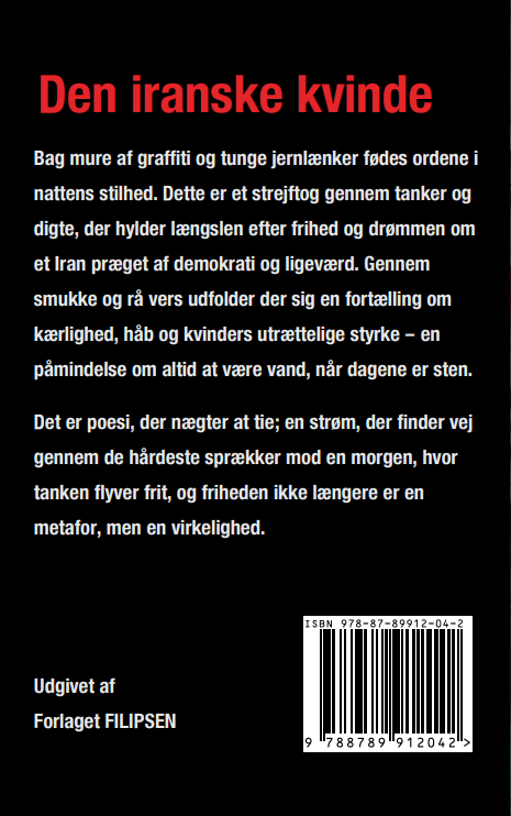Den iranske kvinde - bogen med digte og fortælling om manglende ytringsfrihed