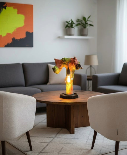 Kim Sommer - bordlampe i drivtømmer